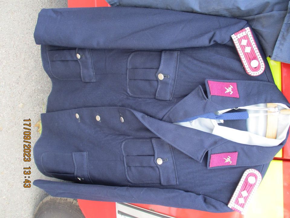 DDR Feuerwehruniform in Wittgensdorf