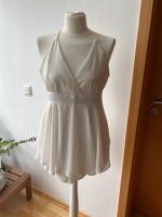 Jumpsuit kurz von Boohoo weiß Gr M/38/40 Bayern - Gaukönigshofen Vorschau