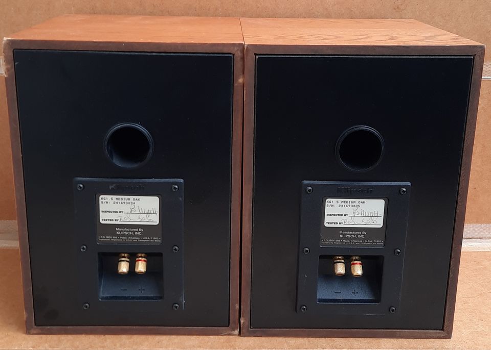 Klipsch KG 1.5 Medium Oak Lautsprecher Boxen Speaker in Karlsfeld