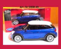 *DBM-49* Welly 1:43 - Mini Cooper S Paceman / Stk. = 4,00€ Güstrow - Landkreis - Güstrow Vorschau