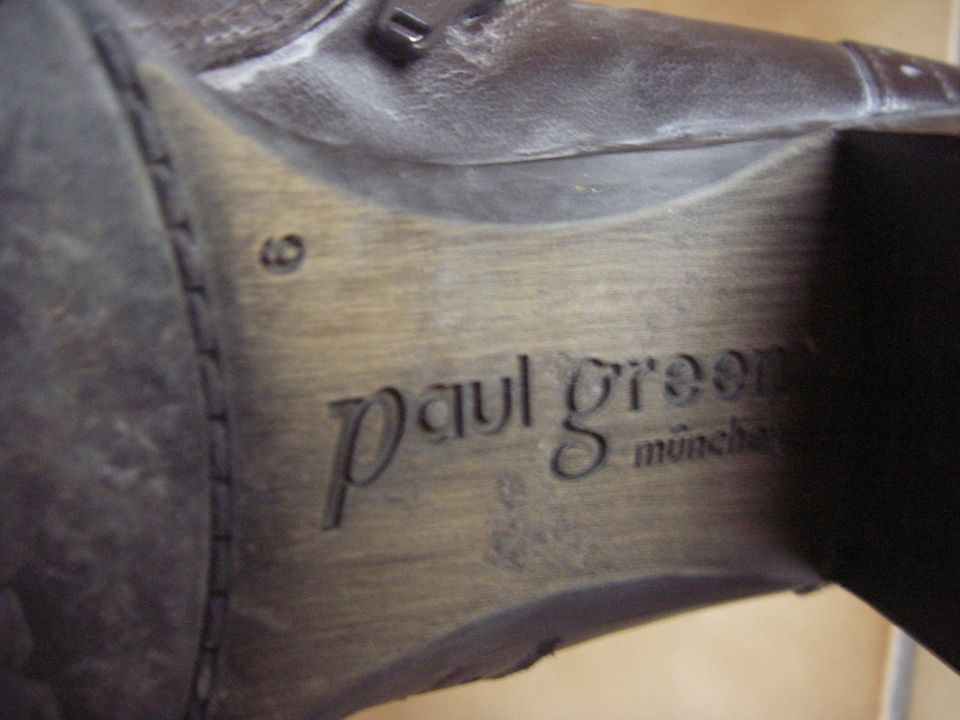 Paul Green Stiefelette Ankle Boots Budapester braun Gr. 6 = 39 in Solms