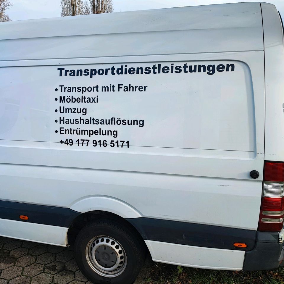 MöbelTaxi, Transport, Umzug, Entrümpelung, Transporter mit Fahrer in Magdeburg