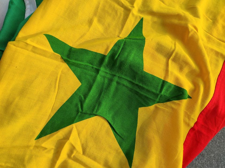 Flagge Senegal in Heikendorf