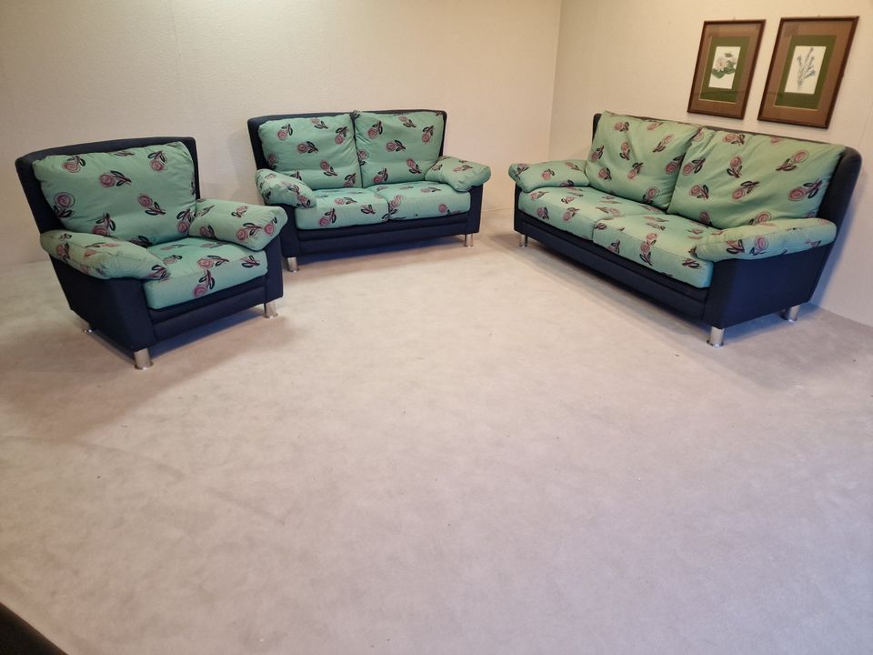 Polstergarnitur mit Sessel Couch Sofa in Cham