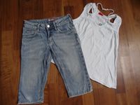 H&M - ESPRIT Jeans Shorts & Neckholder Top in Gr.140 Baden-Württemberg - Ehrenkirchen Vorschau