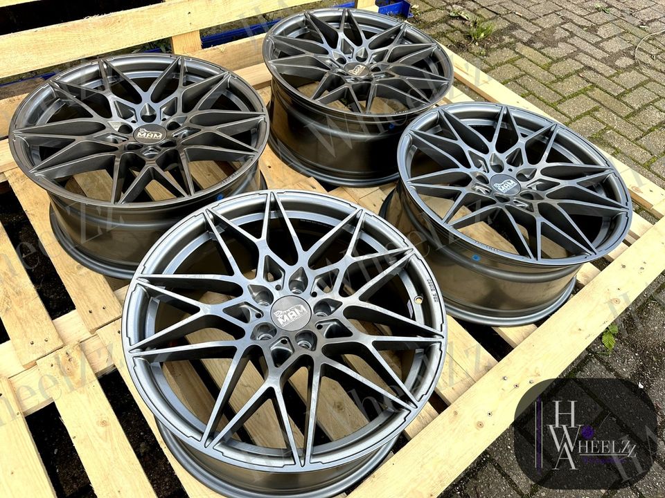 19 Zoll MAM B2 Palladium grau NEU Felgen Alufelgen ➡️ 8,5x19 ET30 5x112 ➡️ BMW 3er G20 G21 5er G30 G31 6er GT G32 X3 G01 X4 G02 7er G11 Z4 G29 Mini Countryman F60 Audi Seat Skoda Mercedes VW Alu in Bünde