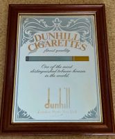 DUNHILL Cigarettes Werbespiegel,45x34cm,London,Paris,New York ! Nordrhein-Westfalen - Greven Vorschau