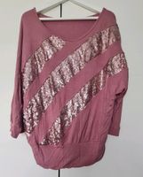 Pullover 3/4 Arm glitzer lila XL 42 Colosseum Bayern - Burtenbach Vorschau