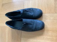 Halbschuhe schwarz Leder Gr. 39 Thüringen - Jena Vorschau