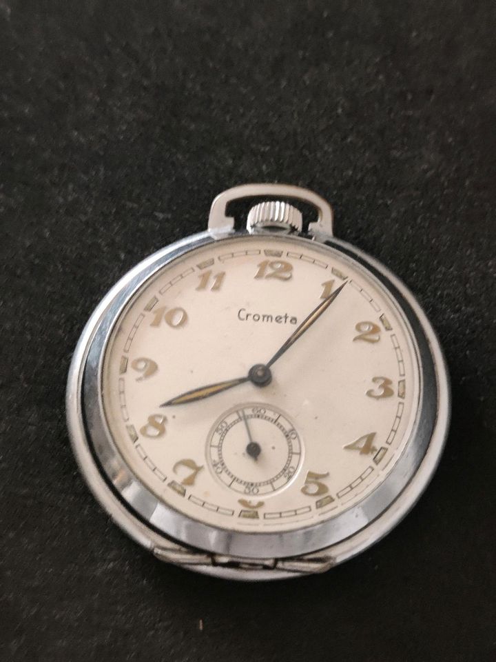 Crometa deutsche Taschenuhr silber antik vintage Uhrwerk in Köln