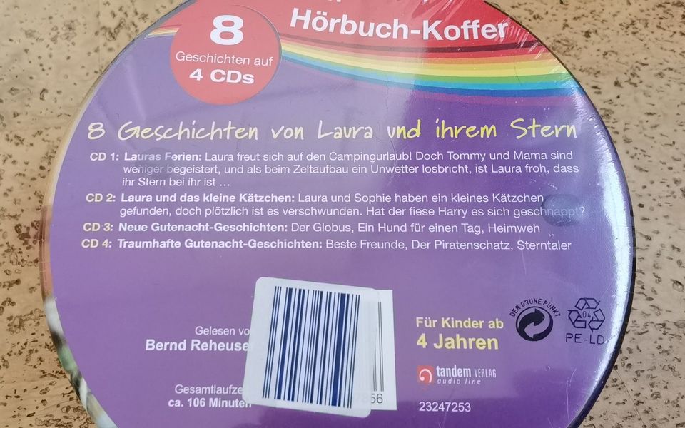 CD-Box 4 CDs mit Lauras Stern Geschichten, VB 8 Euro in Hennef (Sieg)