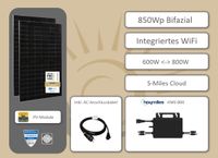 Balkonsolar / Balkonkraftwerk / PV-Bifazial 850Wp Hoymiles HMS Bayern - Kunreuth Vorschau