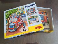 3 Puzzle von Haba Feuerwehr, Krankenwagen, Polizei ab 3 Jahre Nordrhein-Westfalen - Rietberg Vorschau