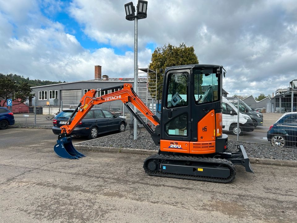 HITACHI ZX26U-6 Kompaktbagger mit MS03 SW und Tieflöffel - NEU in Remshalden