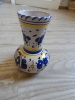 Vase Blumenmotiv blaugelb Hessen - Oberzent Vorschau