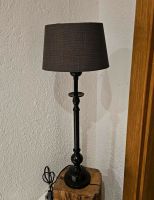 Landhaus Tischlampe H 54cm Fuß Metall dunkelbraun Bayern - Gangkofen Vorschau