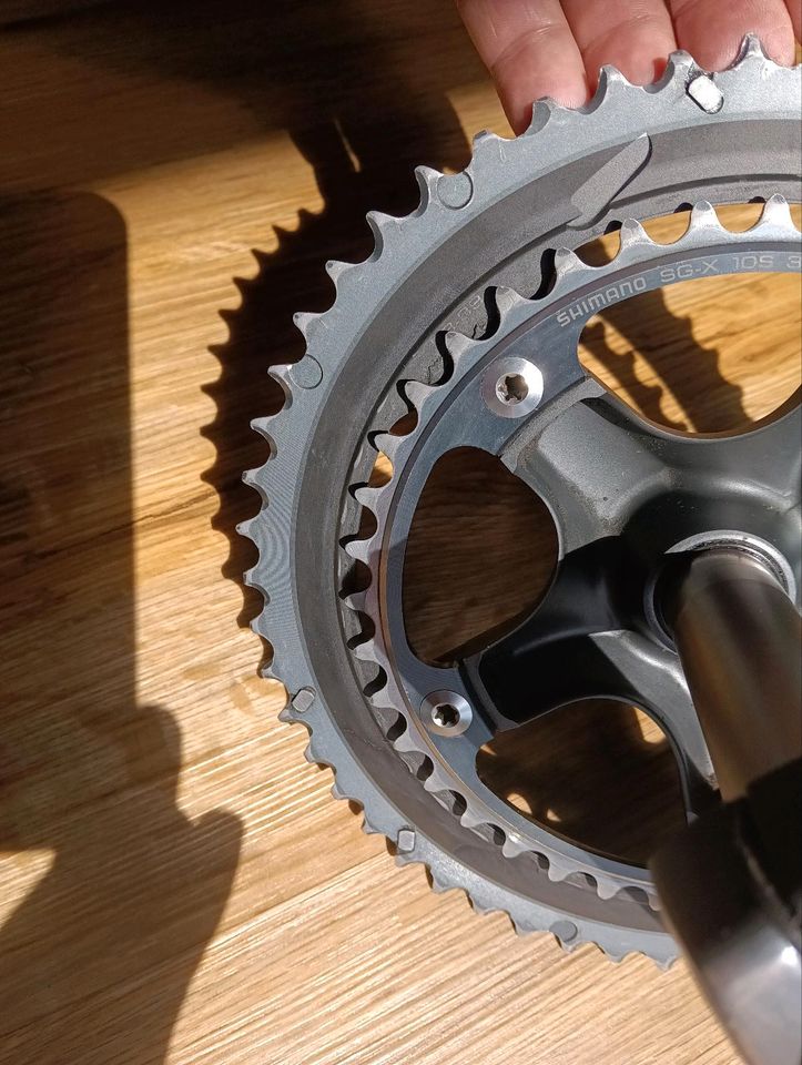 Shimano Dura Ace Kurbelgarnitur FC 7900 175er 10-fach in Sassenburg