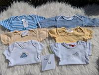 6er Pack Set Bodys Kurzarm Unisex blau gelb weiß 62 Baby Erstling Thüringen - Heilbad Heiligenstadt Vorschau