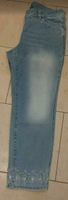 Damen blaue 3/4  Jeans GERRY WEBER Gr 40 Stickereien neuwertig Bayern - Langenmosen Vorschau