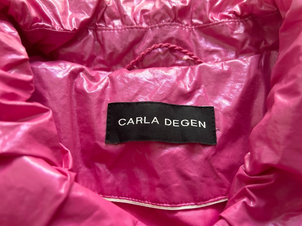 Carla Degen Damen Mantel Jacke Gr 42 Pink in Edewecht