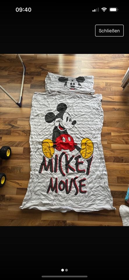 Mickey Mouse Bettwäsche Babybett/ kinderbett in Dortmund