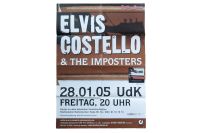 POSTER ELVIS COSTELLO & THE IMPOSTERS A1 KONZERT PLAKAT 2004 Brandenburg - Oranienburg Vorschau