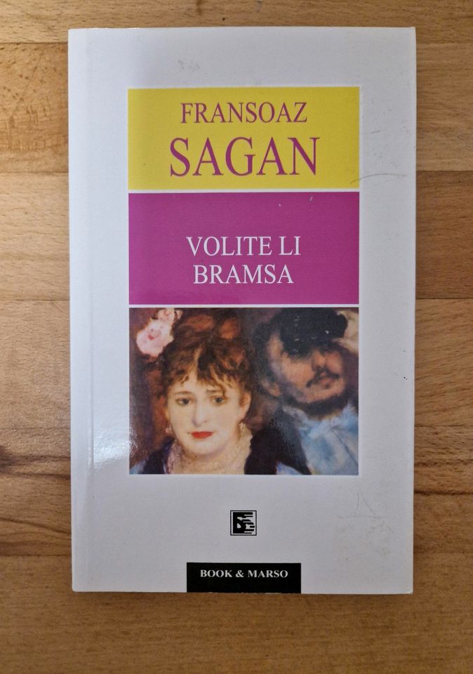Fransoaz Sagan,Volite li Bramsa,Knjiga na srpskom jeziku in Stuttgart