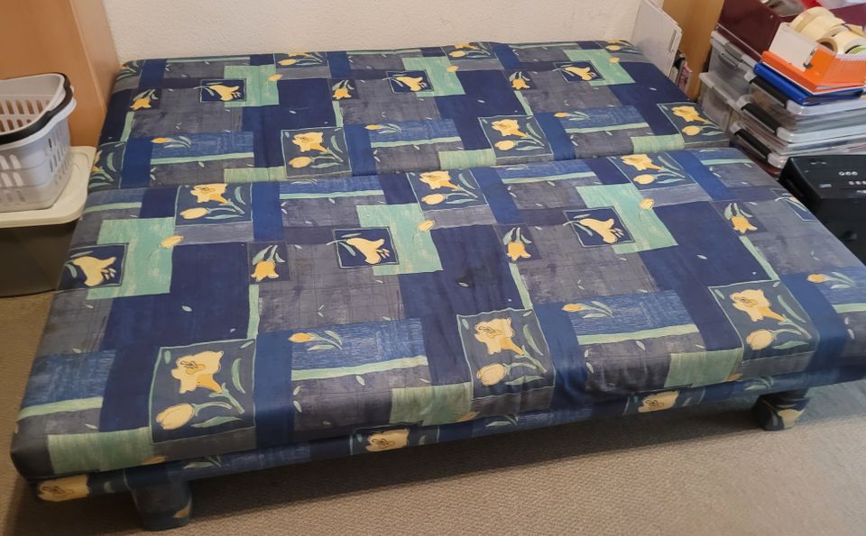 Schlafcouch Sofa Couch Blau in Oberhausen