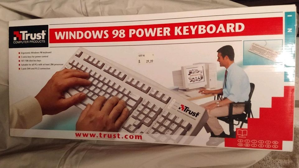 Windows 98 Power Keyboard Tastatur Trust in Elsterwerda
