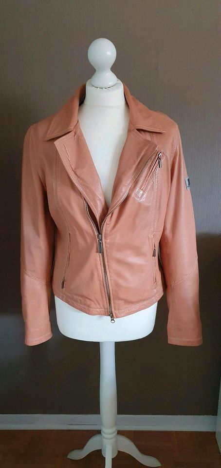 ❤️ Frieda & Freddies New York Musthave Lederjacke nude Bikerstil in Haltern am See