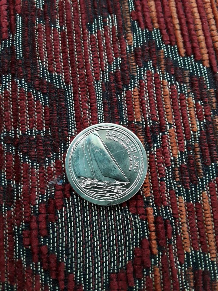 1 US  Dollar Münze von Rhode Island in Rastede