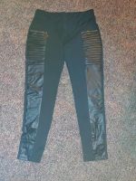 Leggings mit Ledereinsatz schwarz gr. 3 XL Thüringen - Gera Vorschau