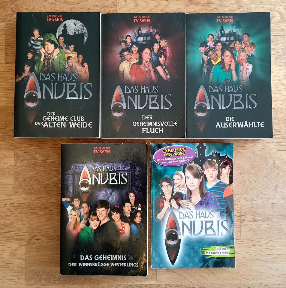 5x DAS HAUS ANUBIS Bücher Rare Promo + Fotos Leseprobe 1 3 4 in Landau in der Pfalz