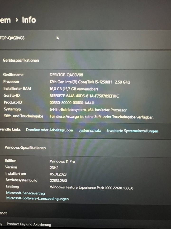 Gaming Laptop Gigabyte G5 in Enkirch