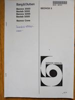 Bang & Olufsen - Beovox 5 - Service Manual Beolab 5000/8000/Cona Nordrhein-Westfalen - Siegen Vorschau