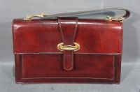 F.lli Mugnai Firenze Handtasche / Schultertasche Bordeaux / Leder Düsseldorf - Eller Vorschau