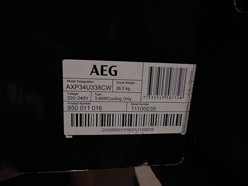 AEG Klimaanlage ChillFlex Pro AXP34U338CW - wie neu in Fulda