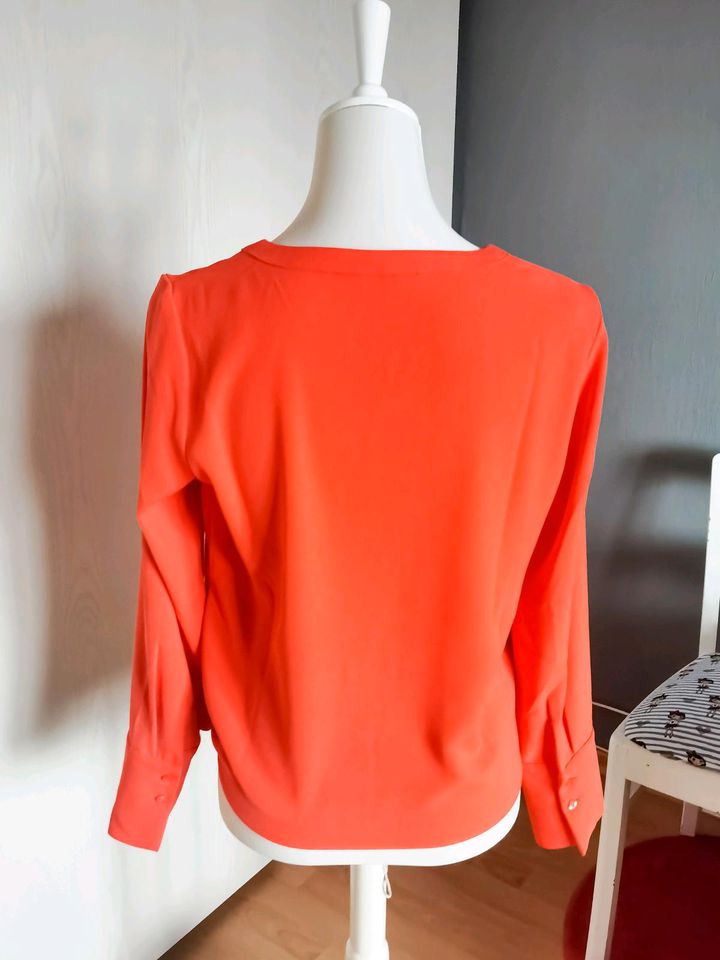 Opus Bluse Orange Langarm 36 in Flensburg