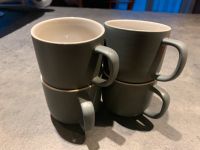 4x Ritzenhoff & Breker Kaffeetasse grau/weiß Hessen - Nidda Vorschau