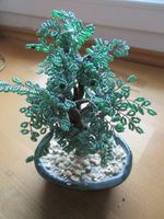 DEKO BONSAI aus GLASPERLEN KERAMIKSCHALE m Steinen ca 24 cm hoch Altstadt-Lehel - München/Lehel Vorschau