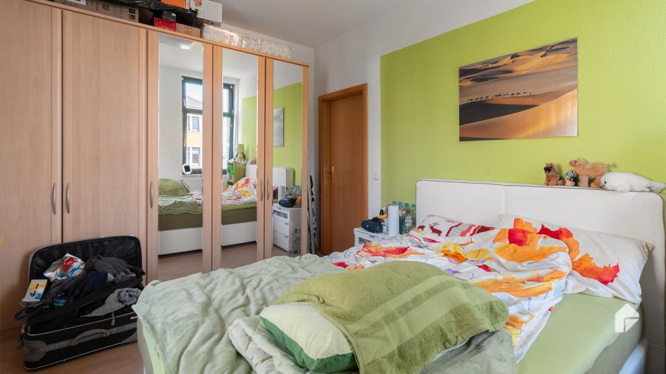 Gepflegte 2-Zimmer-Wohnung mit Balkon und Gemeinschaftsgarten in sehr beliebter Lage in Dresden