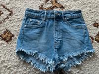 Zara jeans shorts mit Fransen Bayern - Parsberg Vorschau