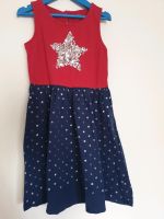 Gymboree Kleid Vokuhila blau rot Größe 122/128 Hessen - Bebra Vorschau