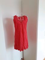 Kleid Tunika koralle rot Gr. xs s 34 36 crushed look Nordrhein-Westfalen - Erftstadt Vorschau