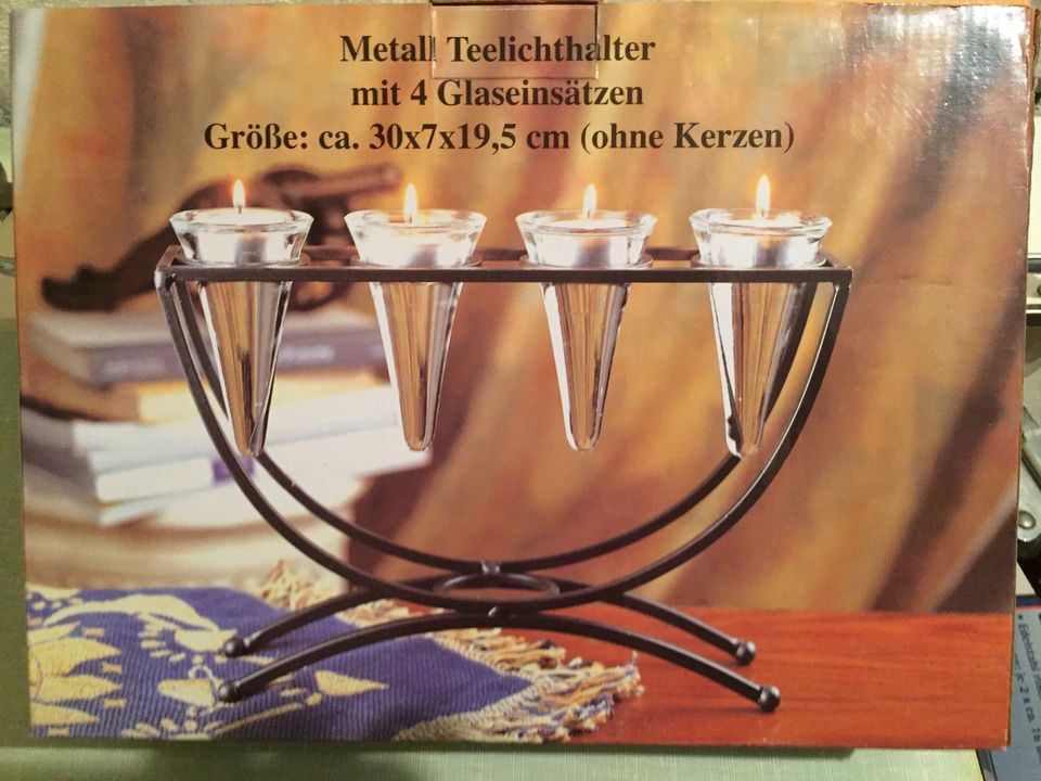 Metallteelichthalter in Forchheim