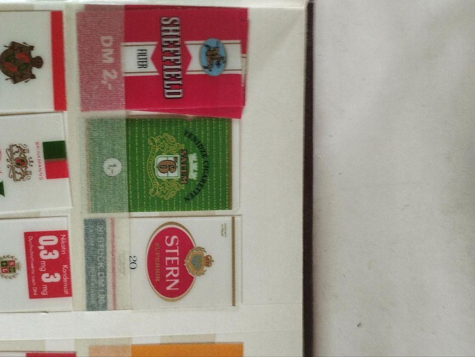 Zigaretten Automaten Schilder ca. 500 Stück in Hanstedt