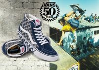 VANS SK8-HI PRO (50TH) '83 CHECKER/ BLUE/ GREY US10 EU43 West - Sindlingen Vorschau