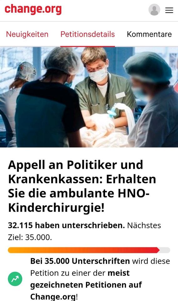 Wichtige P.e.dition. Für KINDER HNO AMBULANZ in Vellmar