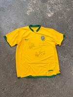 Brasilien Trikot 2006 unterschrieben von Ronaldinho und Dida Hessen - Gießen Vorschau