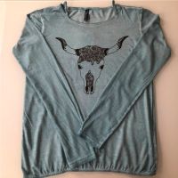 Damen Mädchen Bluse Blau Schwarz Bull Glanz Effekt Glitzer Gr. XS Baden-Württemberg - Albstadt Vorschau